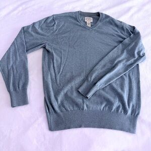 St. John's Bay Men’s Light Blue Sweater, Small